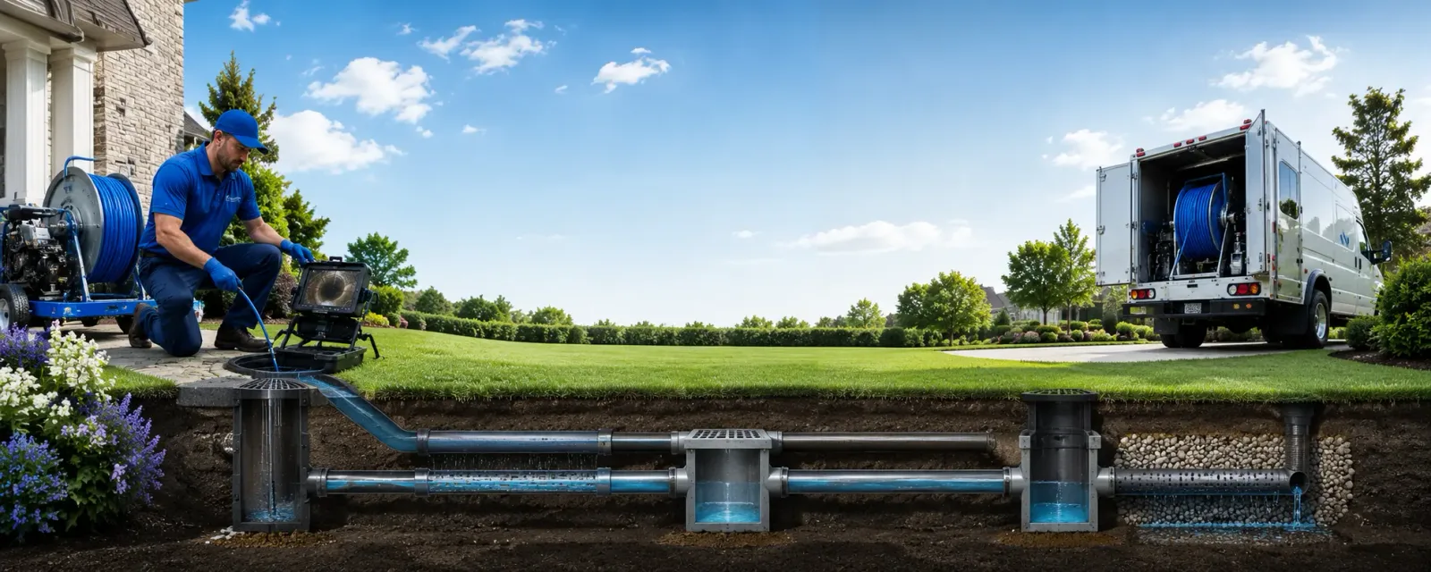 Outdoor drain cleaning information for White City, KS